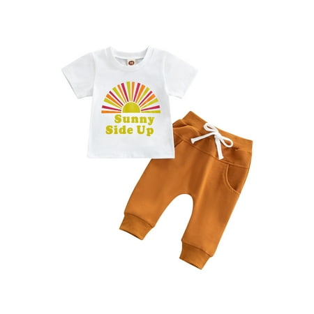 TheFound Newborn Baby Boy Summer Clothes Short Sleeve Sun Letter Print T-Shirt Long Pants/Shorts 2pcs Casual Outfits
TheFound Newborn Baby Boy Summer Clothes Short Sleeve Sun Letter Print T-Shirt Long Pants/Shorts 2pcs Casual Outfits