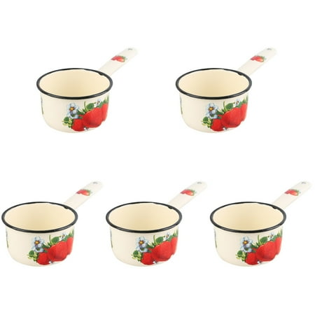 TOYMYTOY 5pcs Multifunctional Milk Pot Household Enamel Milk Pan Long Handle Water Ladle
TOYMYTOY 5pcs Multifunctional Milk Pot Household Enamel Milk Pan Long Handle Water Ladle