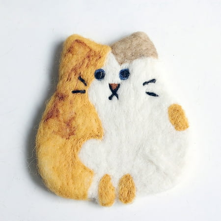 Yubatuo Wool Coasters- Set Of 4 Wool-Felt Cat Shape-Coasters -Gifts For Cat Lovers-Coaster Set-Funny Drink-Coasters
Yubatuo Wool Coasters- Set Of 4 Wool-Felt Cat Shape-Coasters -Gifts For Cat Lovers-Coaster Set-Funny Drink-Coasters