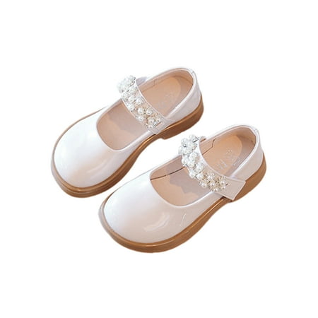 SIMANLAN Kids Mary Jane Comfort Princess Shoe Ankle Strap Flats Girls Magic Tape Dress Sandals Children Pearl Casual Shoes Beige 7.5toddlers
SIMANLAN Kids Mary Jane Comfort Princess Shoe Ankle Strap Flats Girls Magic Tape Dress Sandals Children Pearl Casual Shoes Beige 7.5toddlers