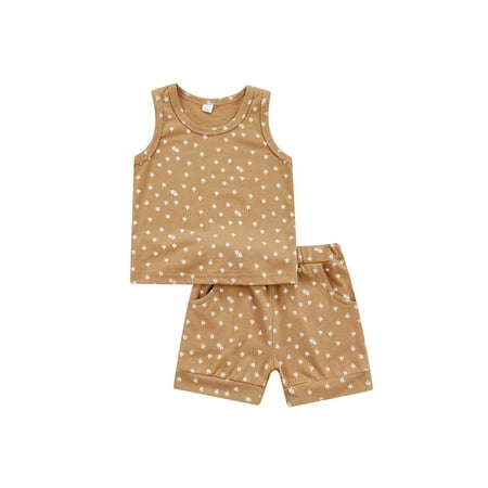2Pcs Summer Infant Baby Girls Boys Clothes Sets Floral Printed Sleeveless Vest Tops Elastic Shorts
2Pcs Summer Infant Baby Girls Boys Clothes Sets Floral Printed Sleeveless Vest Tops Elastic Shorts
