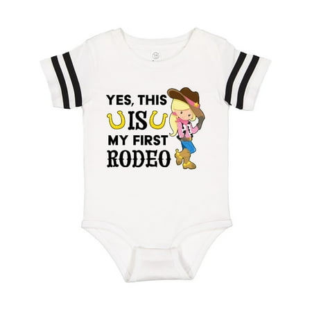 Inktastic Yes this IS my First Rodeo- cowgirl in hat and boots Gift Baby Girl Bodysuit
Inktastic Yes this IS my First Rodeo- cowgirl in hat and boots Gift Baby Girl Bodysuit