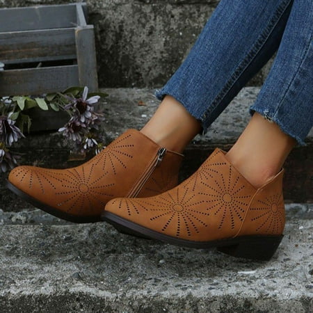 symoid Womens Booties- New Pointed Mid Heel Hollow Boots in Autumn and Winte Brown 37
symoid Womens Booties- New Pointed Mid Heel Hollow Boots in Autumn and Winte Brown 37