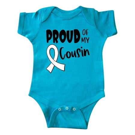 Inktastic Proud of my Cousin Blindness Awareness White Ribbon Gift Baby Boy or Baby Girl Bodysuit
Inktastic Proud of my Cousin Blindness Awareness White Ribbon Gift Baby Boy or Baby Girl Bodysuit