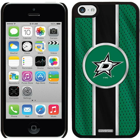 Dallas Stars Jersey Stripe Design on iPhone 5c Thinshield Snap-On Case by Coveroo