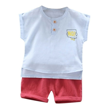 YWDJ 12M-5Y Outfit Sets for Boys Girls Toddler Kids Boys English Alphabet Sleeveless Top Shorts Clothes Set White 100 
YWDJ 12M-5Y Outfit Sets for Boys Girls Toddler Kids Boys English Alphabet Sleeveless Top Shorts Clothes Set White 100