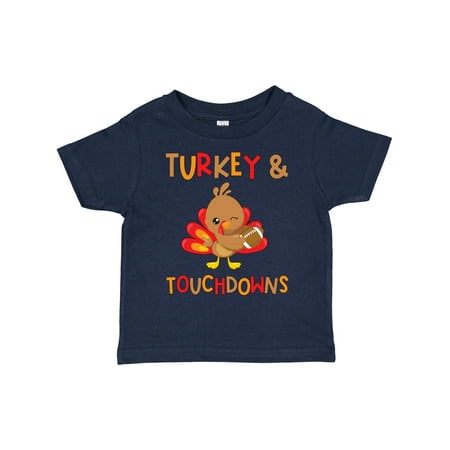 Inktastic Turkey and Touchdowns Cute Thanksgiving Football Design Gift Toddler Boy or Toddler Girl T-Shirt
Inktastic Turkey and Touchdowns Cute Thanksgiving Football Design Gift Toddler Boy or Toddler Girl T-Shirt