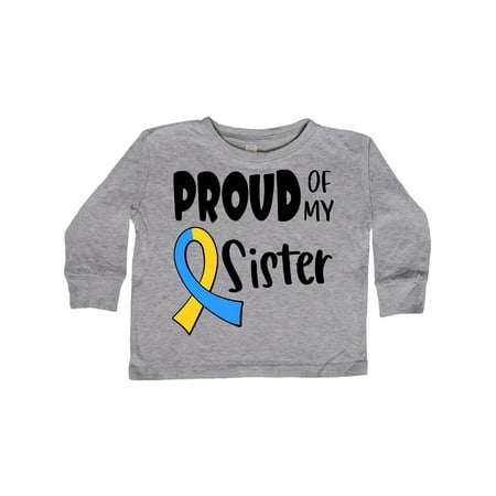 Inktastic Proud of my Sister Down Syndrome Awareness Gift Toddler Boy or Toddler Girl Long Sleeve T-Shirt
Inktastic Proud of my Sister Down Syndrome Awareness Gift Toddler Boy or Toddler Girl Long Sleeve T-Shirt