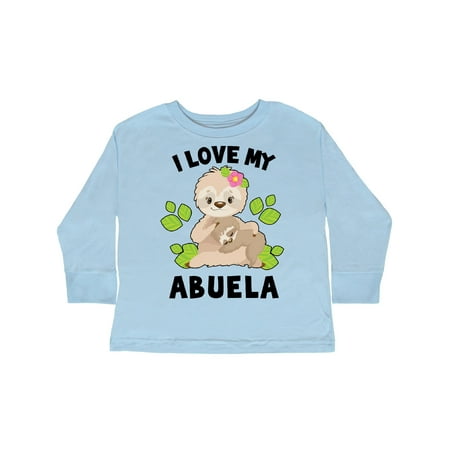 Inktastic Cute Sloth I Love My Abuela with Green Leaves Gift Toddler Boy or Toddler Girl Long Sleeve T-Shirt
Inktastic Cute Sloth I Love My Abuela with Green Leaves Gift Toddler Boy or Toddler Girl Long Sleeve T-Shirt