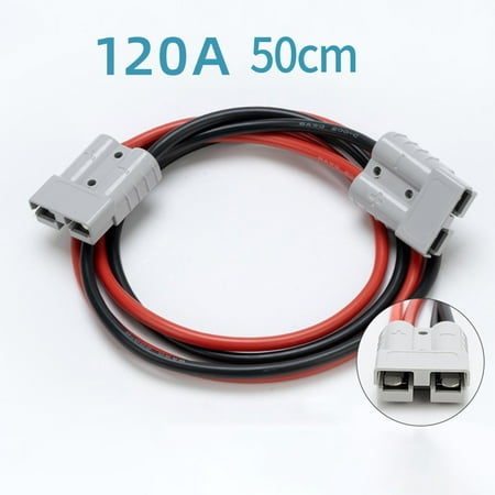 1PCS 120A 600V FOR Anderson Plug Double Head Battery Charging Connector DC Kit