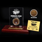 Minnesota Twins Infield Dirt Coin Etched Acrylic - No Size