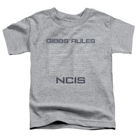 Trevco Ncis-Gibbs Rules - Short Sleeve Toddler Tee - Athletic Heather- Medium 3T
Trevco Ncis-Gibbs Rules - Short Sleeve Toddler Tee - Athletic Heather- Medium 3T