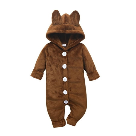 Frostluinai Baby Fleece Footed Jumpsuit Pram Newborn Baby Toddler Boys Girls Children s Clothing Infant Hooded Romper
Frostluinai Baby Fleece Footed Jumpsuit Pram Newborn Baby Toddler Boys Girls Children s Clothing Infant Hooded Romper