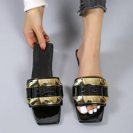 Women Sandals Clearance 2023! Pejock Women s Flip-Flops Extremely Comfy Slides Sandals Woman s Head One-line Sandals Flat Slippers Color Everything Matching Sandals Non-Slip
Women Sandals Clearance 2023! Pejock Women s Flip-Flops Extremely Comfy Slides Sandals Woman s Head One-line Sandals Flat Slippers Color Everything Matching Sandals Non-Slip