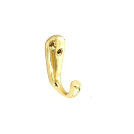 Securit Brass Coat Hook (Pack of 2)