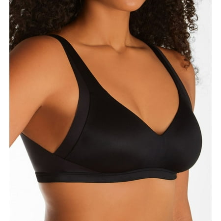 Women s Warner s RA2231A No Side Effects Wirefree Contour Bra (Black L)