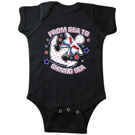 Inktastic From Sea to Shining Sea with Patriotic Anchor and Bow Gift Baby Boy or Baby Girl Bodysuit
Inktastic From Sea to Shining Sea with Patriotic Anchor and Bow Gift Baby Boy or Baby Girl Bodysuit