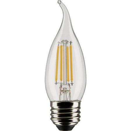 Satco 40W Equivalent Warm White Clear CA10 Medium LED Decorative Light Bulb (2-Pack)
Satco 40W Equivalent Warm White Clear CA10 Medium LED Decorative Light Bulb (2-Pack)
