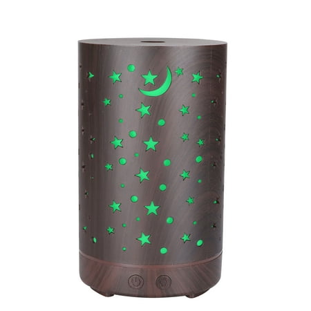 Josdec Colorful Hollow Stars And Moon Aromatherapy Humidification Atomizer Humidifier