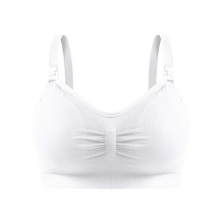 Colisha Women Bra Wirefree Bralette Full Coverage Underwear Comfort Pregnant Wide Shoulder Straps Bralettes White S
Colisha Women Bra Wirefree Bralette Full Coverage Underwear Comfort Pregnant Wide Shoulder Straps Bralettes White S