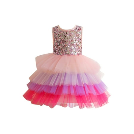 Baby Girls Sequins Tutu Dress Sleeveless Tulle Princess Birthday Dresses Formal Party Gowns
Baby Girls Sequins Tutu Dress Sleeveless Tulle Princess Birthday Dresses Formal Party Gowns