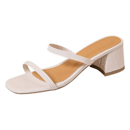 Sandals Women Fashion Summer Women Sandals Thick Heel Open Toe Breathable Comfortable Solid Color Leather Grain Casual Style
Sandals Women Fashion Summer Women Sandals Thick Heel Open Toe Breathable Comfortable Solid Color Leather Grain Casual Style