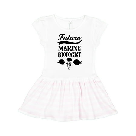 Inktastic Future Marine Biologist Childs Gift Toddler Girl Dress