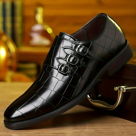 Men s Triple Monk Strap Dress Loafers Shoes Business Formal Office Shoes Casual Walking Shoes Slip-on Shoes For Men
Men s Triple Monk Strap Dress Loafers Shoes Business Formal Office Shoes Casual Walking Shoes Slip-on Shoes For Men