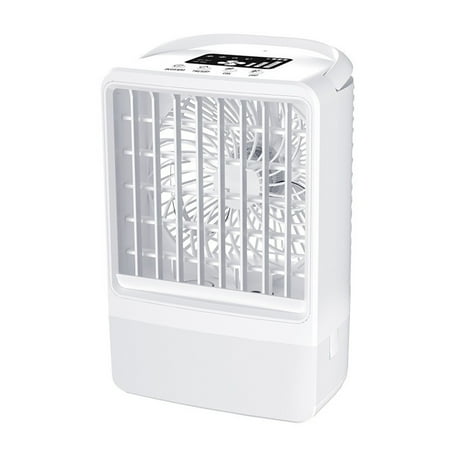 SUWHWEA Air Cooler Portable Air Conditioner USB Chargeable Personal Mini Air Conditioner With 3-Speed With LED Lights For Home Office Bedroom On Clearance Great Gifts For Less Family