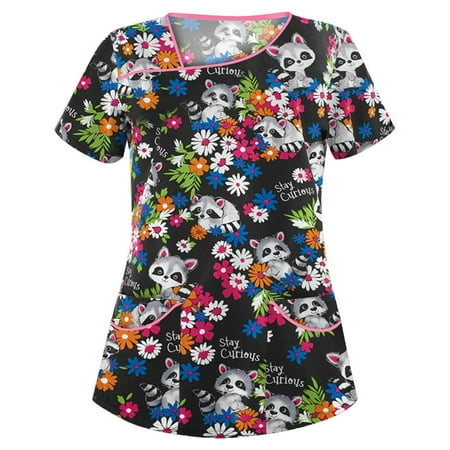 Frostluinai Savings Clearance Women s Working Uniform with Two Pocket Irregular Neckline Scrub Top Butterfly Print Short Sleeve Women Shirt S-XXL
Frostluinai Savings Clearance Women s Working Uniform with Two Pocket Irregular Neckline Scrub Top Butterfly Print Short Sleeve Women Shirt S-XXL