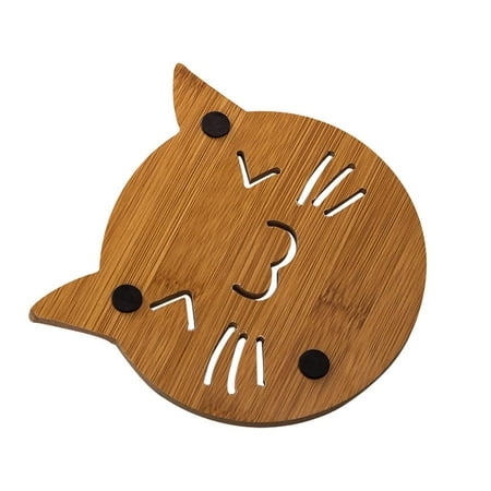 Cartoon Wooden Table Mat Thicken Anti Scalding Heat Insulation Dinner Pad Hollow Non-slip Pan Bowl Coaster Type 4
Cartoon Wooden Table Mat Thicken Anti Scalding Heat Insulation Dinner Pad Hollow Non-slip Pan Bowl Coaster Type 4