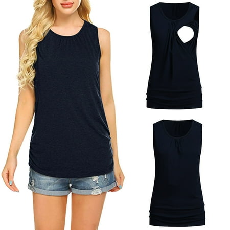 CHMORA Women s Maternity Sleeveless Solid Tops Pregnant Ladies Vest Clothes maternity clothes
CHMORA Women s Maternity Sleeveless Solid Tops Pregnant Ladies Vest Clothes maternity clothes