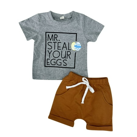 KI-8jcuD Boy Outfit Toddler Boys Girls Easter Short Sleeve Clothing Letter Eggs Prints Tops Shorts Outfits Grey Baby Boy Clothes Track Suits for Girls Youth Wrestling Warm Up Toddler Boy Easter Fa
KI-8jcuD Boy Outfit Toddler Boys Girls Easter Short Sleeve Clothing Letter Eggs Prints Tops Shorts Outfits Grey Baby Boy Clothes Track Suits for Girls Youth Wrestling Warm Up Toddler Boy Easter Fa