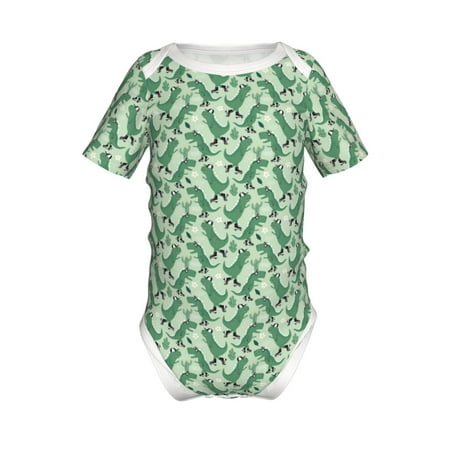 Lukts Dinosaurs on Roller Skater Print Baby Short Sleeve Romper Onesie for Newborn Baby Boys and Girls-18 Months 
Lukts Dinosaurs on Roller Skater Print Baby Short Sleeve Romper Onesie for Newborn Baby Boys and Girls-18 Months