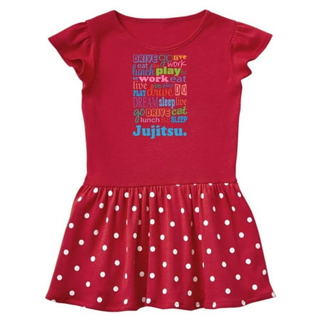 Inktastic Live Dream Jujitsu Gift Toddler Girl Dress