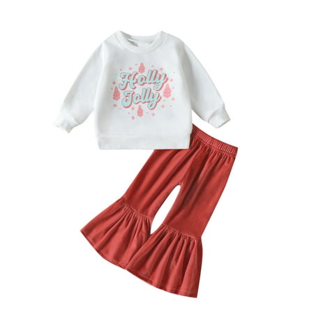 Meihuid Christmas Baby Girl Trousers Outfits Letter Print Sweatshirt and Pants
Meihuid Christmas Baby Girl Trousers Outfits Letter Print Sweatshirt and Pants