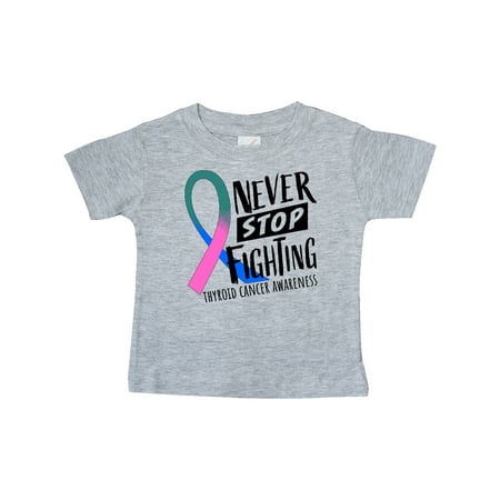 Inktastic Never Stop Fighting Thyroid Cancer Awareness Ribbon Gift Baby Boy or Baby Girl T-Shirt
Inktastic Never Stop Fighting Thyroid Cancer Awareness Ribbon Gift Baby Boy or Baby Girl T-Shirt