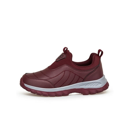 Crocowalk Women Men Sneakers Non-Slip Flats Slip On Walking Shoes Breathable Comfort Casual Shoe Womens Mens Comfortable Women s Dark Red 7.5
Crocowalk Women Men Sneakers Non-Slip Flats Slip On Walking Shoes Breathable Comfort Casual Shoe Womens Mens Comfortable Women s Dark Red 7.5