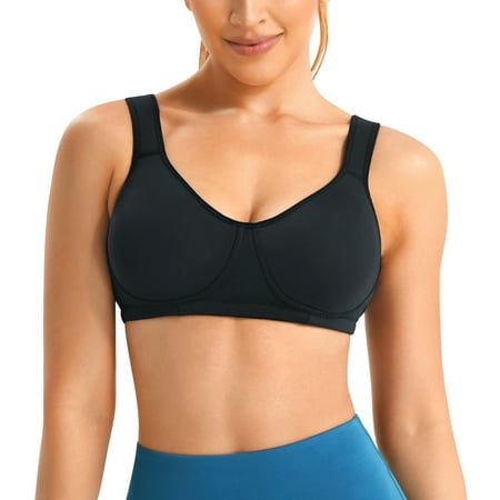 Gotoly High Impact Sports Bra for Womens Wireless Adjustable Straps Supportive Bounce Control Girls Gym Running Bra(Black X-Large)
Gotoly High Impact Sports Bra for Womens Wireless Adjustable Straps Supportive Bounce Control Girls Gym Running Bra(Black X-Large)