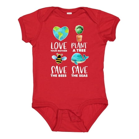 Inktastic Earth Day Plant a Tree Save the Bees Save the Seas Love Your Mother Earth Gift Baby Boy or Baby Girl Bodysuit
Inktastic Earth Day Plant a Tree Save the Bees Save the Seas Love Your Mother Earth Gift Baby Boy or Baby Girl Bodysuit