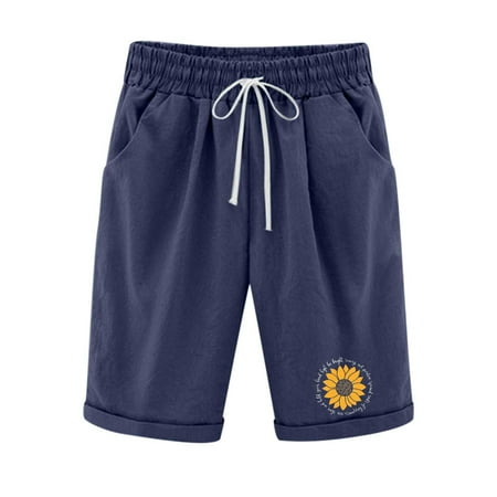 Womens Sweat Shorts Casual Summer Sunflower Athletic Shorts Elastic Comfy Shorts High Waist Shorts,M
Womens Sweat Shorts Casual Summer Sunflower Athletic Shorts Elastic Comfy Shorts High Waist Shorts,M