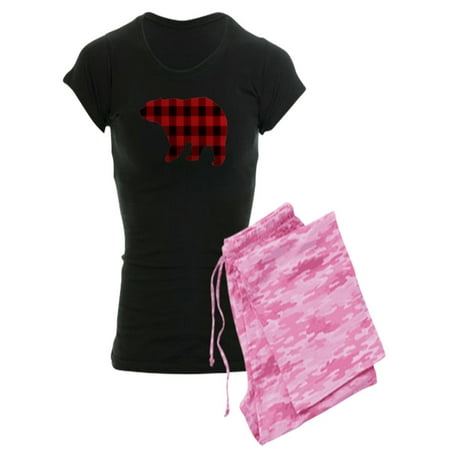 CafePress - Lumberjack Buffalo Plaid Bea - Women s Dark Pajamas