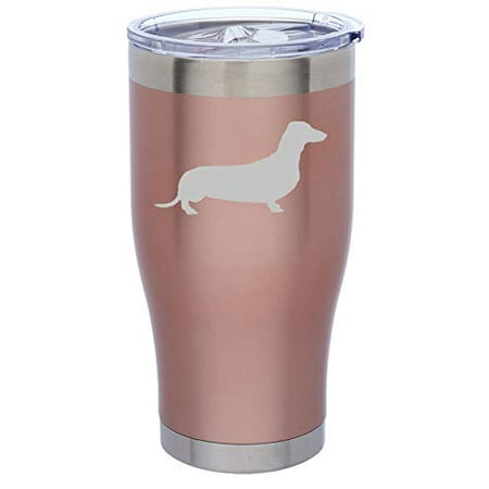 Rose Gold Double Wall Vacuum Insulated Stainless Steel Tumbler Travel Mug Dachshund (24 oz)
Rose Gold Double Wall Vacuum Insulated Stainless Steel Tumbler Travel Mug Dachshund (24 oz)