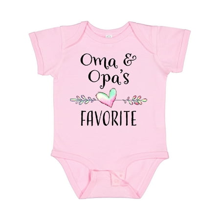 Inktastic Oma and Opa s Favorite- Heart Grandchild Gift Baby Boy or Baby Girl Bodysuit
Inktastic Oma and Opa s Favorite- Heart Grandchild Gift Baby Boy or Baby Girl Bodysuit