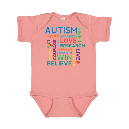 Inktastic Autism Support slogan Gift Baby Boy or Baby Girl Bodysuit