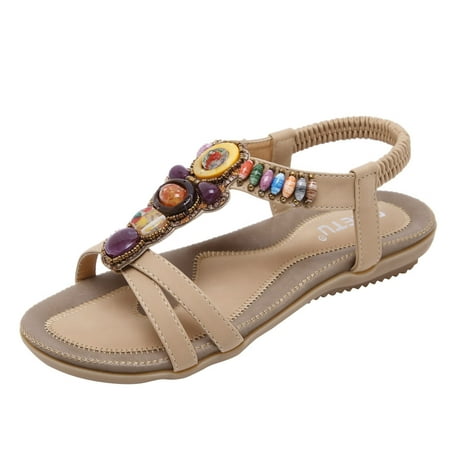 Slippers for Women Fashion Women S Summer Slip-On Flat Beach Open Toe Breathable Sandals Shoes Womens Slippers Pu Beige 39
Slippers for Women Fashion Women S Summer Slip-On Flat Beach Open Toe Breathable Sandals Shoes Womens Slippers Pu Beige 39
