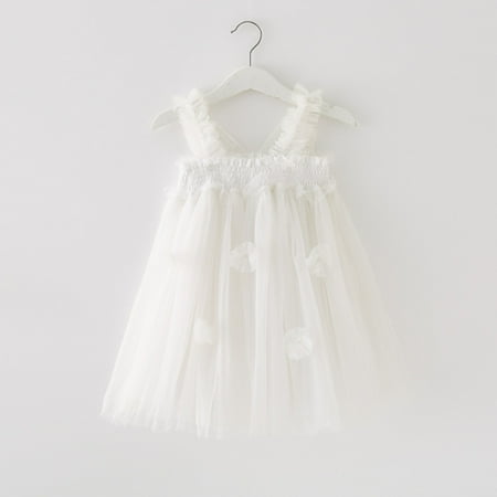 WHLBF Toddler Kids Baby Girls Dress Cute Summer Mesh Elegant Flower Wing Suspenders Skirt White 2-3Years(2-3Years)
WHLBF Toddler Kids Baby Girls Dress Cute Summer Mesh Elegant Flower Wing Suspenders Skirt White 2-3Years(2-3Years)