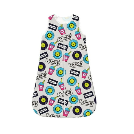 Fotbe American Musical Pattern Sleep Sack - Baby Wearable Blanket with Zipper Extra Soft Cotton Sleeveless Sleeping Bag for Infants-Small
Fotbe American Musical Pattern Sleep Sack - Baby Wearable Blanket with Zipper Extra Soft Cotton Sleeveless Sleeping Bag for Infants-Small
