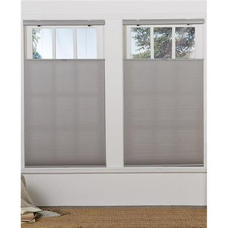 Safe Styles UBG475X72LG Cordless Light Filtering Top Down Bottom Up Shade, Gray Cloud - 47.5 x 72 in.