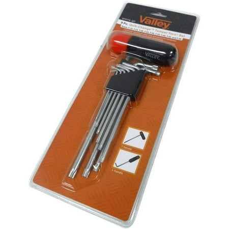 9 Pieces Quik Change Tamper Trox Set Wrench Tool Set Size T-10 T-15 T-20 T-25 T-30 T-35 T-40 T-45 T-50 1 set / per order By Brand MOWENTA
9 Pieces Quik Change Tamper Trox Set Wrench Tool Set Size T-10 T-15 T-20 T-25 T-30 T-35 T-40 T-45 T-50 1 set / per order By Brand MOWENTA